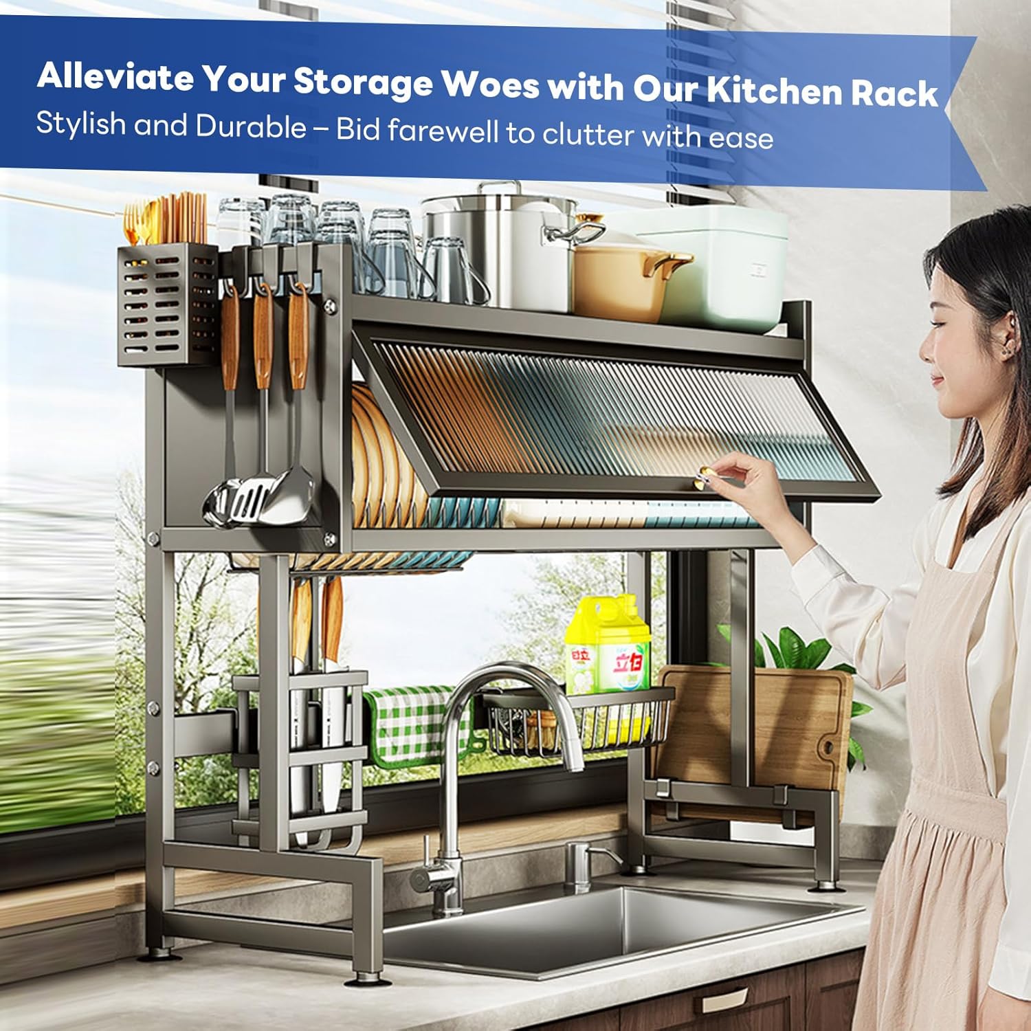 Escurreplatos Sobre Fregadero